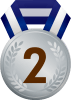 Medallie, 2. Platz