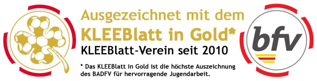 Auszeichnung Goldenes Kleeblatt seit 2010