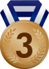 Medallie, 3. Platz